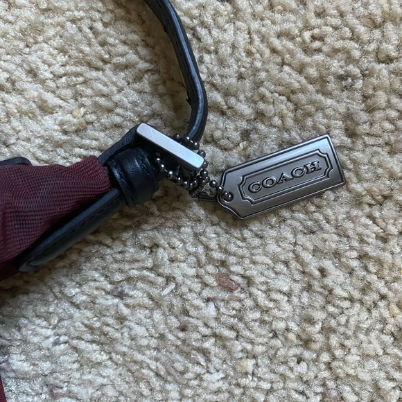 Small Burgundy Coach Purse - Picture 3 of 4